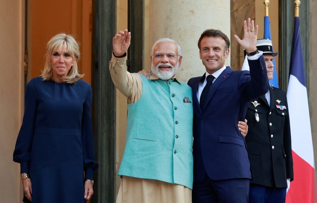 France Honors India's Modi during Bastille Day Celebration
